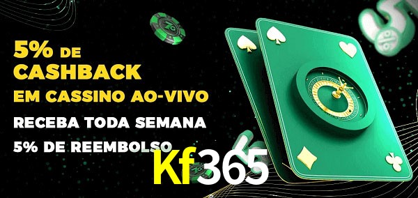 Promoções do cassino ao Vivo Kf365